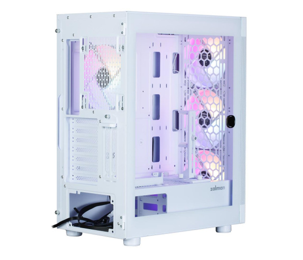 ZALMAN I4 TG ATX Mid Tower 4 fans RGB Biała I4 TG White - 1216550 - zdjęcie 4